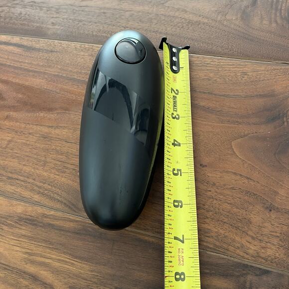 Electric Can Opener One-Touch Operation Safety Smooth Edge Black - Picture 5 of 6
